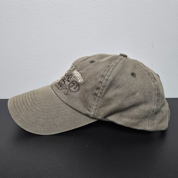 Walt Disney World Hat Cap Mens Strap Back Brown True Vintage Characters Park - Picture 3 of 8